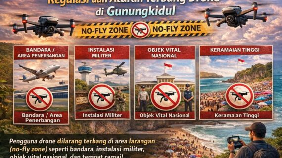 Regulasi dan Aturan Terbang Drone di Gunungkidul yang Perlu Diketahui