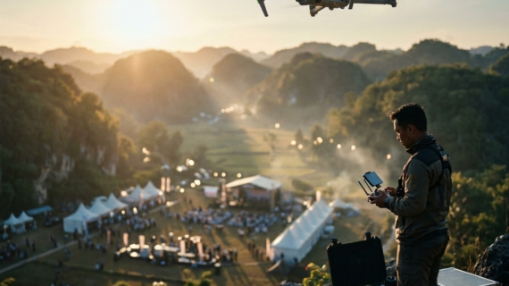 Keunggulan Drone untuk Acara Outdoor di Gunungkidul: Dokumentasi Lebih Cinematic dan Profesional